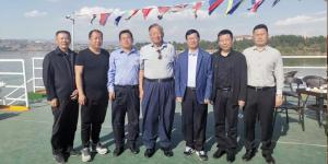 中國黃河文化經(jīng)濟(jì)發(fā)展研究會何光暐會長一行赴我市考察交流，與文旅集團(tuán)達(dá)成戰(zhàn)略合作